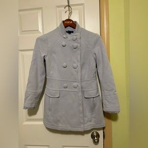 INC Peacoat Jacket Cotton Coat light blue  International Concept Size M